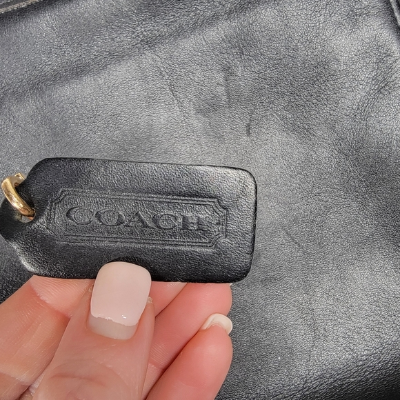 Vintage Coach black leather bucket bag - Picture 5 of 6